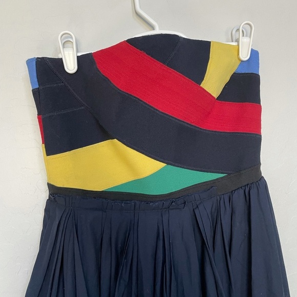 Joie LATIKA STRAPLESS DRESS IN MIDNIGHT size 2 - Picture 3 of 7